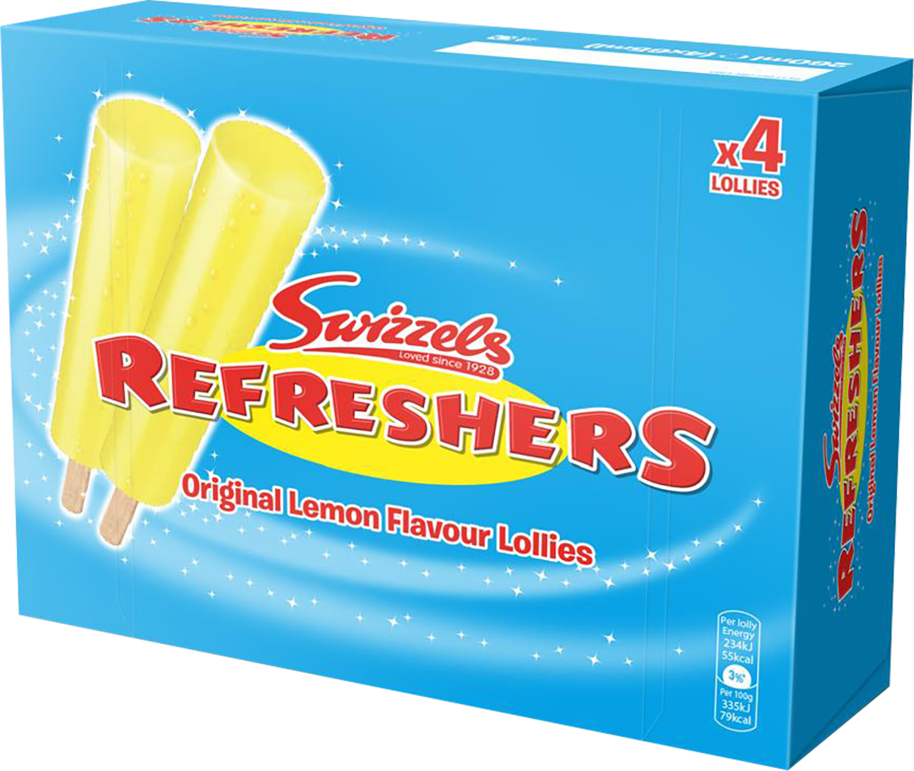 Refreshers-Lemon Swizzels Refreshers Lemon flavour lollies