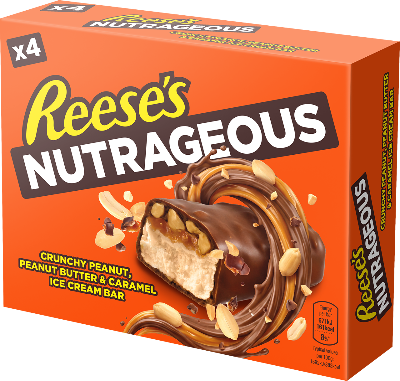 Reeses-Nutrageous Reese's Peanut Butter & Milk Chocolate Ice Cream